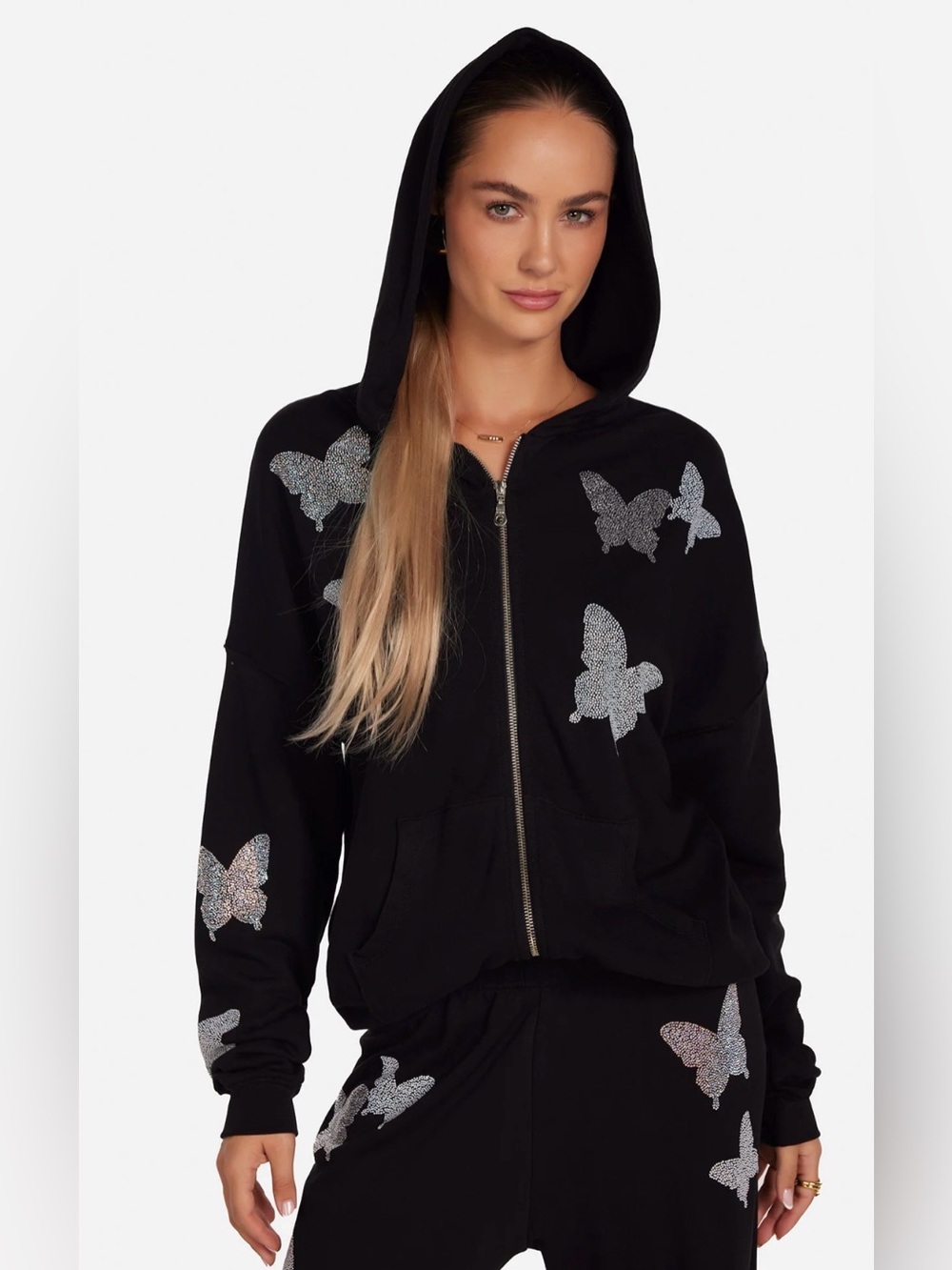 Lauren Moshi KOA CRYSTAL OPAL BUTTERFLIES Size M